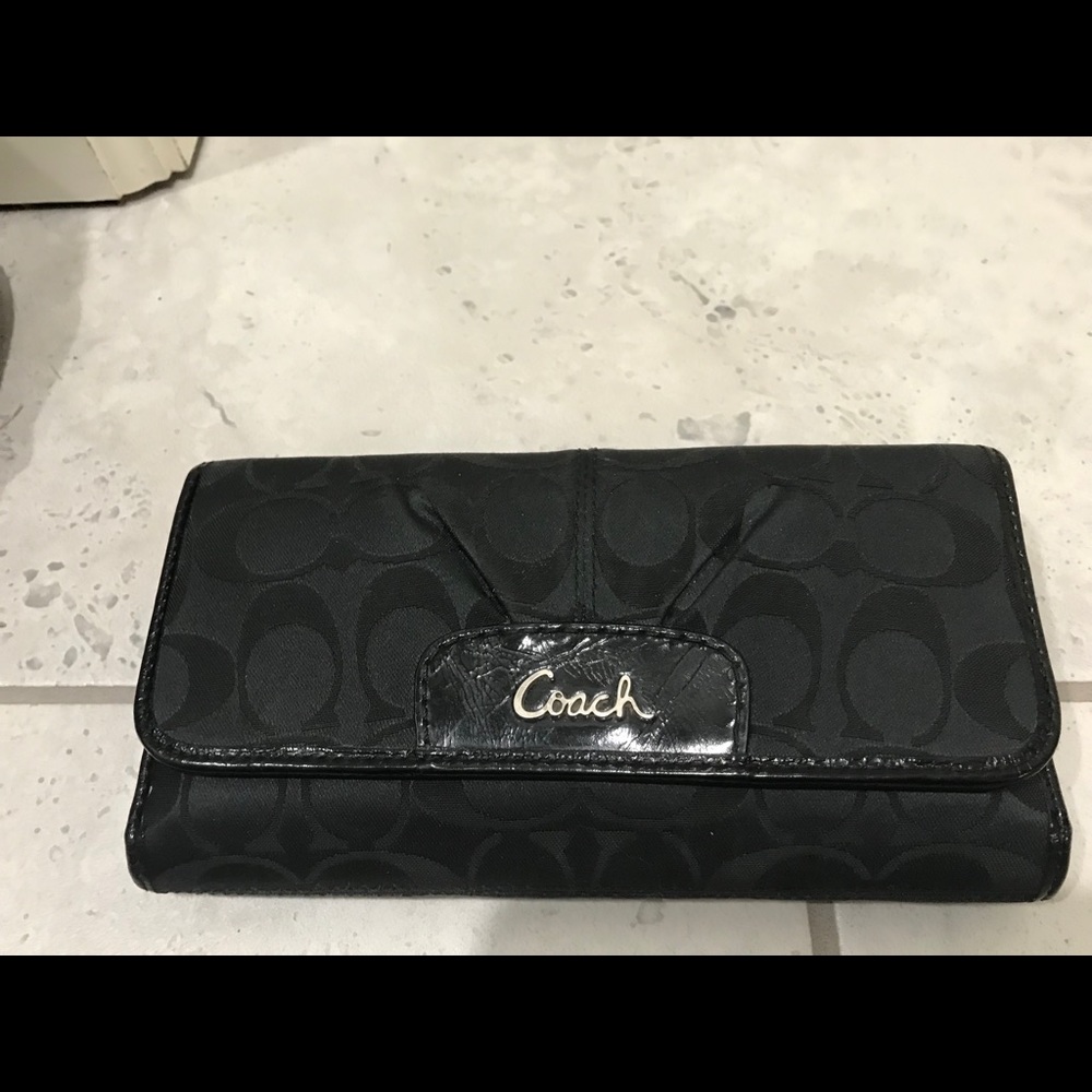 Black Coach Wallet